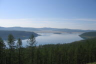 Lake Khovsgol in Mongolia, a region included in the extreme heat analysis