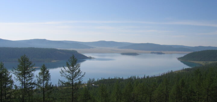 Lake Khovsgol in Mongolia, a region included in the extreme heat analysis